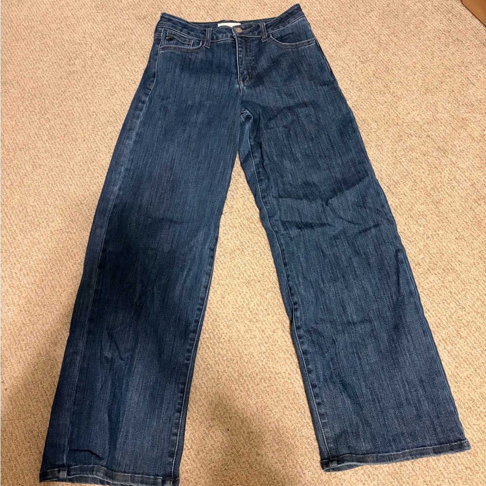 Kancan Norie Essentials High Rise Wide Leg Jeans View 6